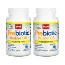 Jarrow Formulas 유산균 프리바이오틱 이눌린 FOS 파우더 180g x2병 Prebiotic Inulin FOS Powder