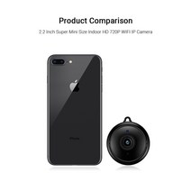 베이비모니터Escam V380 미니 와이파이 IP 카메라 HD 1080P 무선 실내 Nightvision 양방향 오디오 모션 감, 02 ADD 32G TF CARD_03 AU 플러그