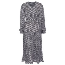 오드리 여성 쉬폰 리본 플리츠 원피스 YA-WDR-0401-아이보리