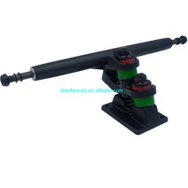 더블 플로어 롱보드 트럭 9.25 인치 1 개 전기 스케이트보드 중력 주조 좋은 품질 일치, 1pc black 9.25inch