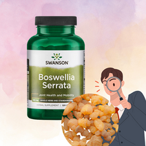 스완슨 보스웰리아 복합물 세라타 프랑킨센스 AKBA KBA 강황 가자 Boswellia 120정 1개