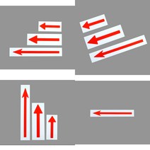 아크릴 화살표 표지판 아크릴표지판 아크릴안내판, 중