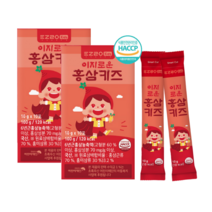 어린이 홍삼 스틱 성장기 유아 아기 키즈 유기농 아가베시럽 2박스