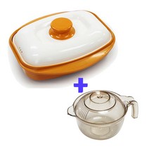 렌지메이트 사각그릴구이팬+쌀세척기 (한정수량), 사각그릴구이팬(레드)+쌀세척기