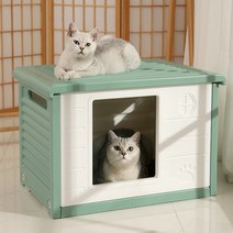 폼내서 실외고양이집 급식소 길고양이집 고양이집 겨울집, D