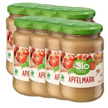디엠바이오 dmBio apple jam 독일 퓌레 사과잼 360g, 8팩