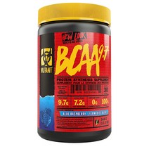 MUTANT 뮤탄트 BCAA 9.7 아미노산 일렉트롤라이트 파우더 가루 분말 블루 라즈베리 Powder 348g, 1세트