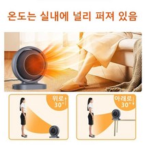 휴대용 미니 온풍기 가정용 가열온풍기 항온 에너지 절약/3초 가열/저음 무광, 그레이, 220V