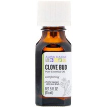 미국로켓배송 아우라 카시아 순수 에센셜 오일 정향 버드 15ML 5FL OZ 3개