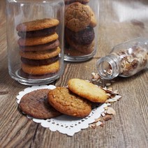 서울식품 냉동생지 미니 아몬드 쿠키, 1봉, 18g, 냉동생지 미니아몬드쿠키(18g×25개입)