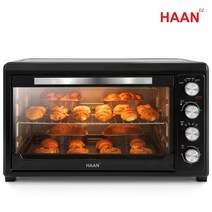 한경희생활과학 대용량 컨벡션 에어 전기 오븐 레인지 60L 홈베이킹 가정용 제과제빵 바베큐 생선구이 피자, HAAN-C60