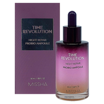 미샤 타임 레볼루션 나이트 리페어 프로바이오 보랏빛 앰플 50ml 주름개선 수분앰플, 1개