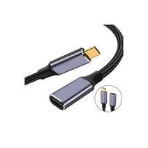 라온 EMARKER칩 100W 4K USB3.1 GEN2 C to C M/F 연장케이블 50cm, 라온 E-MARKER칩 100W 4K USB3.1