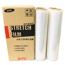 소유 공업용 랩 스트레치필름 10mic~30mic 4롤
