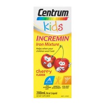 Centrum 센트룸 어린이 액상 철분제 체리맛 200ml Kids Incremin Iron Cherry Flavour, 1개