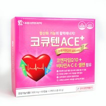 대웅생명과학 코큐텐ACE 플러스 120캡슐 (4개월) 복합 항산화, 60캡슐, 1개