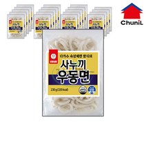 천일사누끼 냉동우동면 230g, 20개