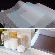 잘라쓰는 투명 서랍매트 30X70CM - 핑크 미끄럼방지깔개 싱크대매트, 30x90cm - 블루