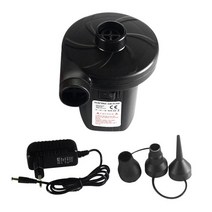 PVC 보트 매트리스 풍선 풀 뗏목 침대 220V 팽창기 공기 펌프에 대 한 노즐로 충전식 전기 풍선 압축기, EU Plug