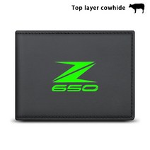 가와사키 Z1000 Z650 Z750 Z800 Z900 용 오토바이 액세서리 탑 레이어 소가죽 운전 면허증 슬리브 카드, [12] Z650