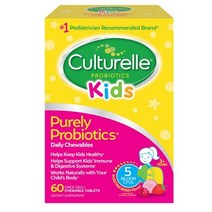 Culturelle 컬처렐 키즈 어린이 프로바이오틱스 60츄어블, 1개, 1