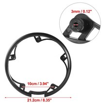 스프라켓 자전거 x autohaux 크랭크 셋 보호 커버 크랭크 체인 휠 링 가드 프로텍터 스프로킷 링 40t42t 46t 48t 52t45 구멍, 48 t 10cm 5 홀