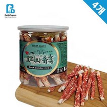 토이푸들간식 오리 4묶음 말티즈져키 소프트 가공육, 상세페이지 참조
