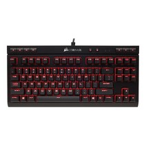 커세어 K63 LED 적축 텐키리스 유선 게이밍 기계식 키보드, 단품, 단품
