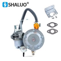가솔린 발전기 1kw 154F GT241 가솔린 Foot 세트 LPG 기화기 듀얼 연료 NG 변환 교체 부품, 한개옵션0