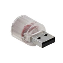 단색 USB LED 램프 라이트 무드등 차량용 가정용, 블루
