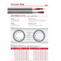 광일전선 24AWG 4C 조작선 케이블 1M~