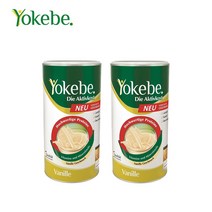 Yokebe 요케베 파우더 바닐라 맛 500g 맛있는 살빼기 독일직배송, 2통