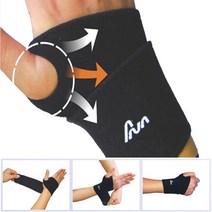 아나 통풍 손목 보호대 스포츠 헬스 아대 압박 밴드, 통풍손목보호대1개 W2