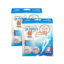 닥터이지스 플로스픽 구강 치간칫솔 치실 치간칫솔, 3개