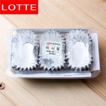 DHH106012타원형 베이킹컵 은박 롯데 50mm 머핀컵 90p, 1, 1