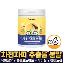 차전자피 가루 마시는 식이섬유 플라보노이드 무기질 씨앗껍질 파우더 타먹는 먹는법, 6통, 차전자피분말 300g