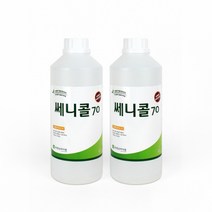 쎄니콜70 리필용 1L 어린이집 유치원 식기 식품 과일 야채 채소 살균 소독 살균소독제, 2개