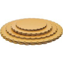 식용구리스 커피머신구리스 커피머신윤활제 40팩 골드 케이크 보드 원형 15.2/20.3/25.4/30.5cm(6/8/1, 한개옵션0