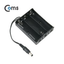 OK부품 케이블 아답터 젠더 여행용 전원 BB664 COMS 배터리 홀더(18650) 3구/DC 5.5(M) 15cm Plug