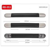 가방 수리 리폼 호환 수하물 캐리어 핸들 그립 트롤리 교체 범용 여행 블랙 액세서리 1005004852096645, q10