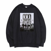 해외 힙합퍼 스트릿 후드 맨투맨 오버핏 미국 NWA 힙합그룹 악당 힙합복