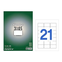 LQ-3105 폼텍 21칸 20매 주소용라벨, 상세페이지 참조, 상세페이지 참조