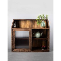 홈카페수납장 그릇장 미닫이 찻잔장 엔틱 수납 찬장