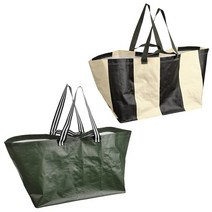 이케아 간편장바구니 시장 마트 장 바구니 71L, 그린