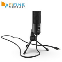 fifine usb 콘덴서 게임 마이크 노트북 windows 용 스튜디오 녹음 내장 사운드 카드, CHINA