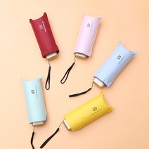 2.1g UV 자외선차단 예쁜 5단 접이식 미니 포켓 우산 양산