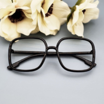 보드미 사각안경 패션 블랙 왕 뿔테