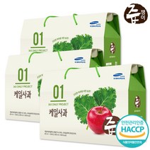 즙쟁이 케일사과즙 3박스 90포, 1, 없음/없음/없음