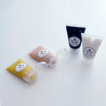 DIY KIT 휴대용튜브비누만들기 30ml x 4개 원터치캡, 뽕잎