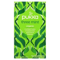 Pukka Herbs 3가지 민트 무카페인 허브 티 20봉입 32g(1.12oz), 30캔